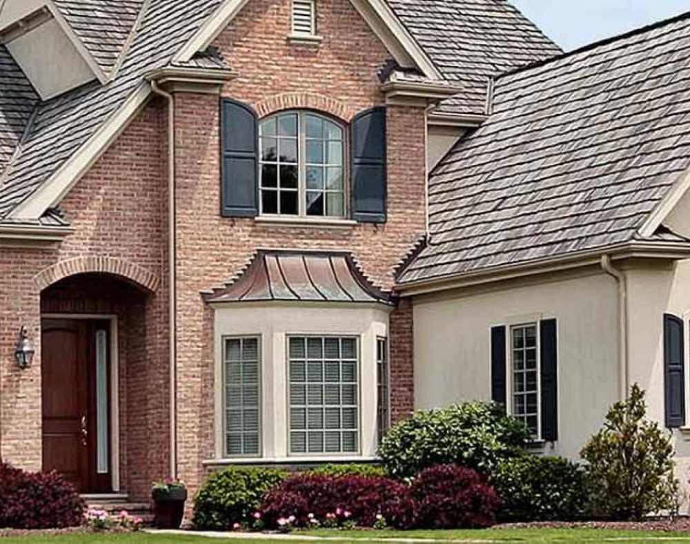 portrait of family standing together